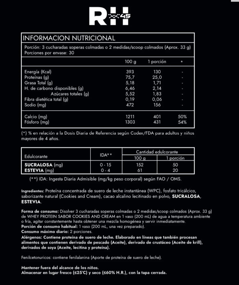 Whey Protein RH45 2,2LB